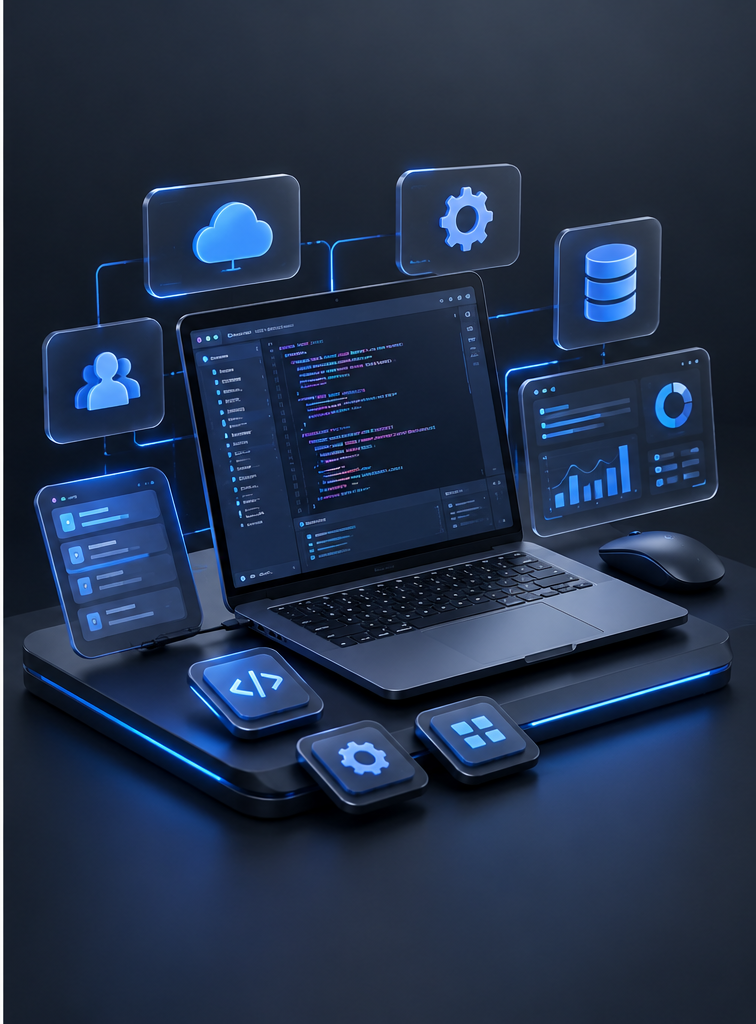 Custom Software Solutions illustration
